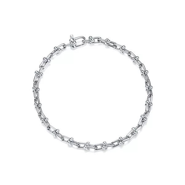 Schmales Gliederarmband in Sterlingsilber