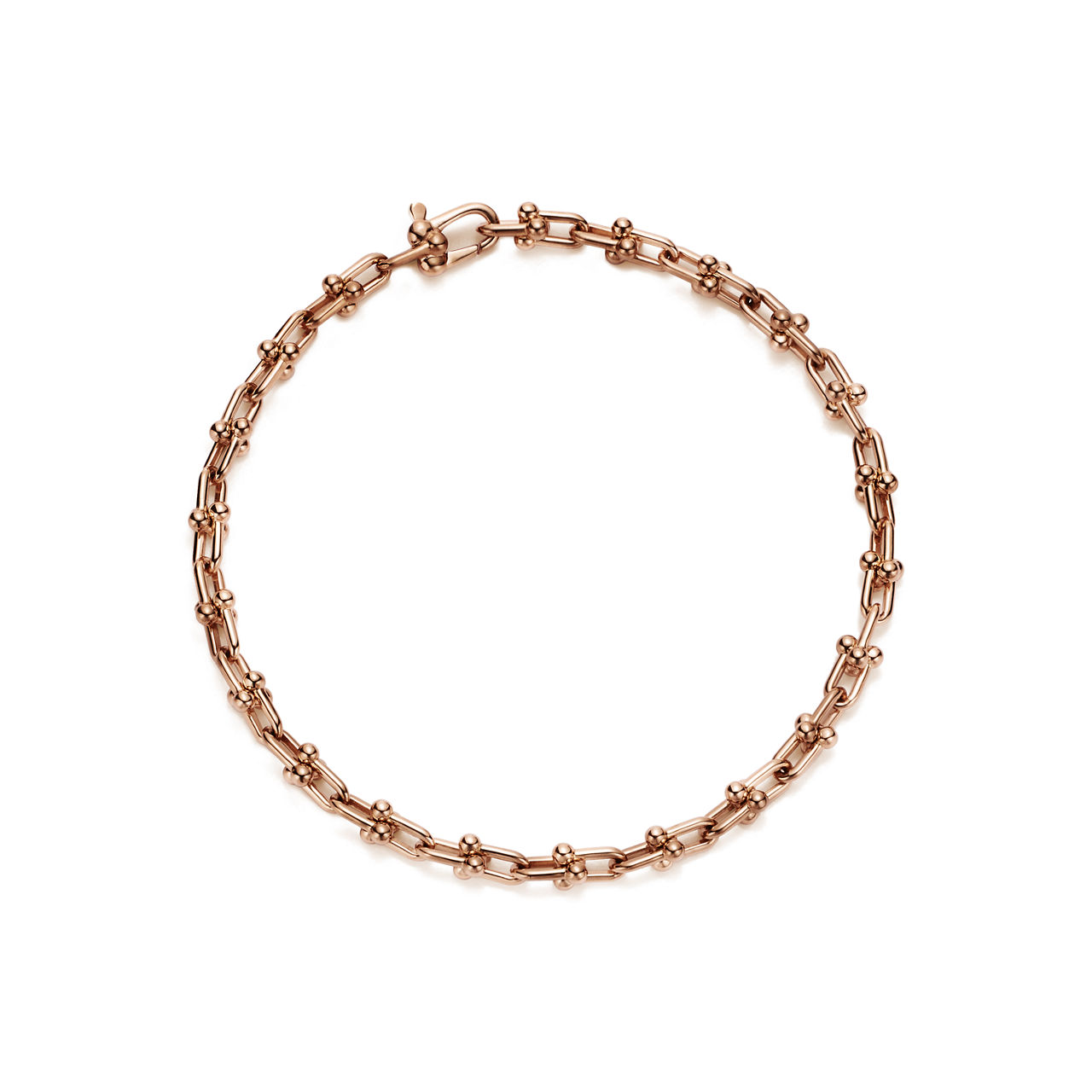 Tiffany HardWear:Micro Link Bracelet in Rose Gold image number 0