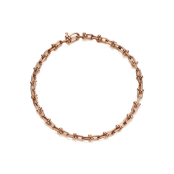 Tiffany HardWear:Micro Link Bracelet in Rose Gold