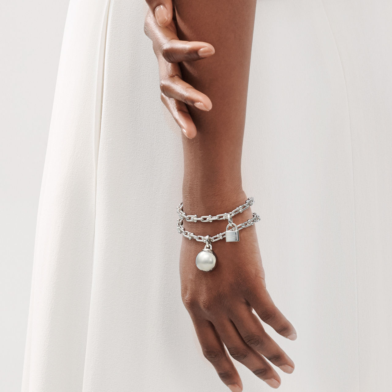 Kleines Wickelarmband in Sterlingsilber