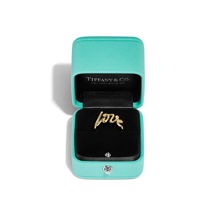 Collezione Graffiti di Paloma Picasso®:Anello Love in oro giallo, piccolo numero immagine 4
