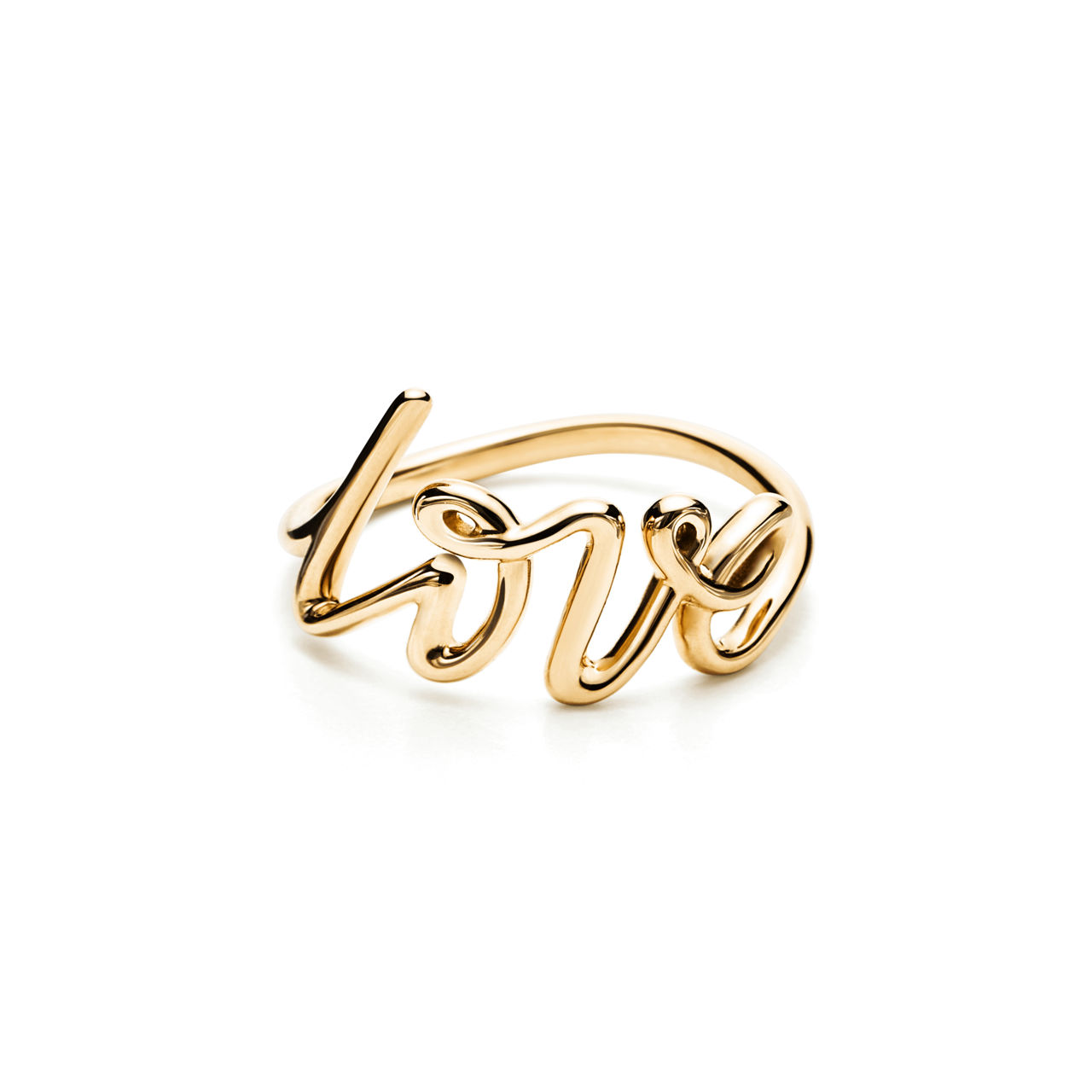 Love Ring in Gelbgold, Small