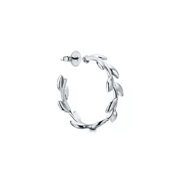 Paloma Picasso®:Olive Leaf Hoop Earrings, 2