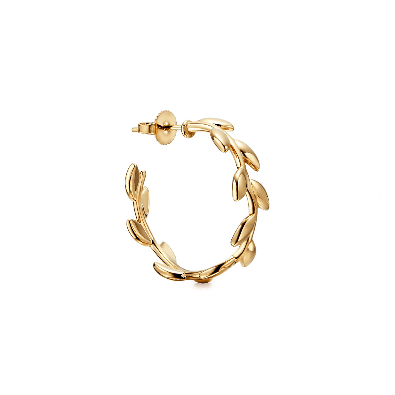 Paloma Picasso®:Olive Leaf Hoop Earrings  image number 3