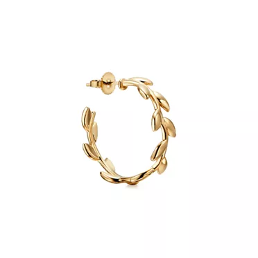 Paloma Picasso®:Olive Leaf Hoop Earrings , 3