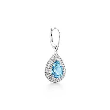 Tiffany Soleste®:Earrings in Platinum with Aquamarines and Diamonds, 2