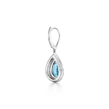 Tiffany Soleste®:Earrings in Platinum with Aquamarines and Diamonds, 3