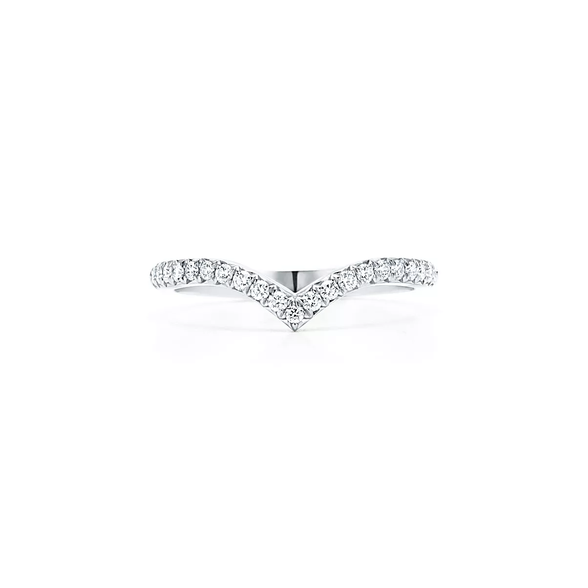 Tiffany Soleste Ring 플래티늄 라운드 브릴리언트 다이아몬드