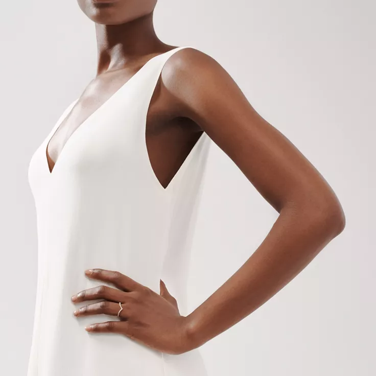 Tiffany Soleste:Anneau en V , 1