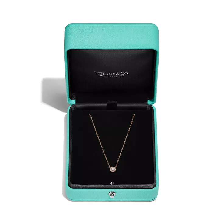 Tiffany Soleste®:Pendant in Rose Gold with Diamonds, 4