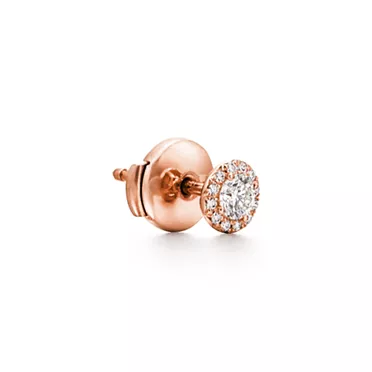 Tiffany Soleste®:Earrings in Rose Gold with Diamonds, 2