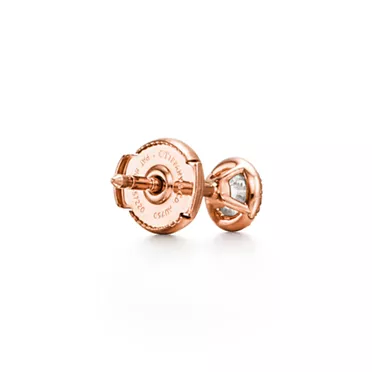 Tiffany Soleste®:Earrings in Rose Gold with Diamonds, 3