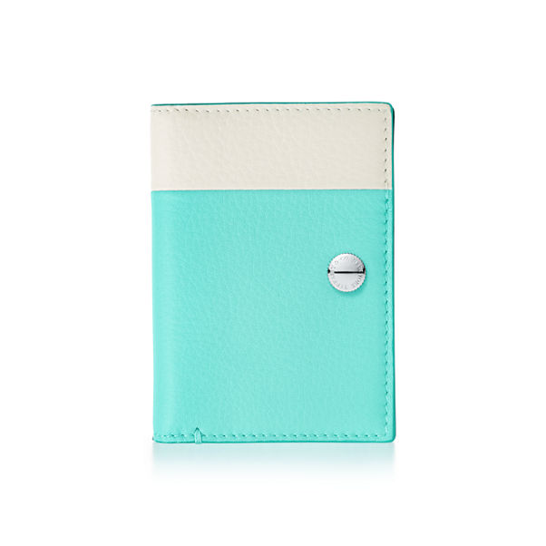 Color Block:Vertical Folded Card Case  