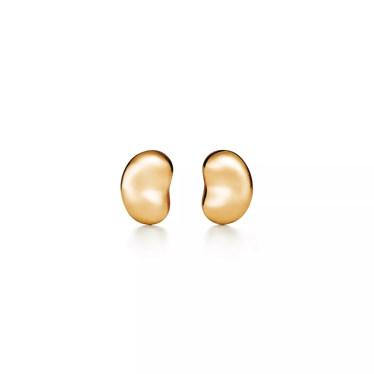 Pendientes Bean design en oro amarillo, 5&nbsp;mm