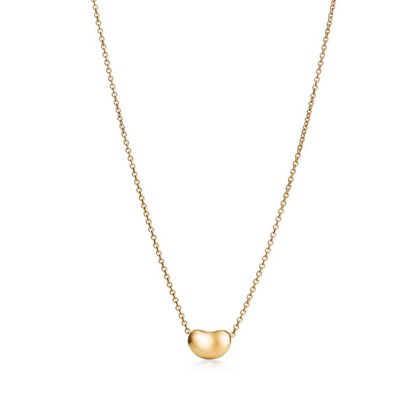 Elsa Peretti®:Bean Design Anhänger in Gelbgold, 6.5 mm