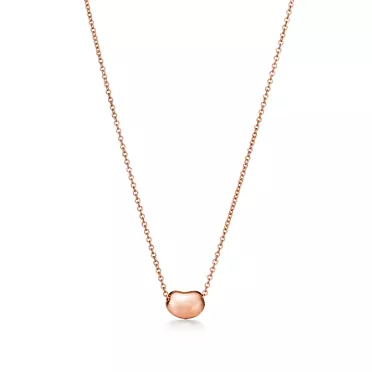 Elsa Peretti®:Bean® design Pendant in Rose Gold, 6.5 mm, 2