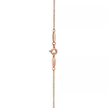 Elsa Peretti®:Bean® design Pendant in Rose Gold, 6.5 mm, 3