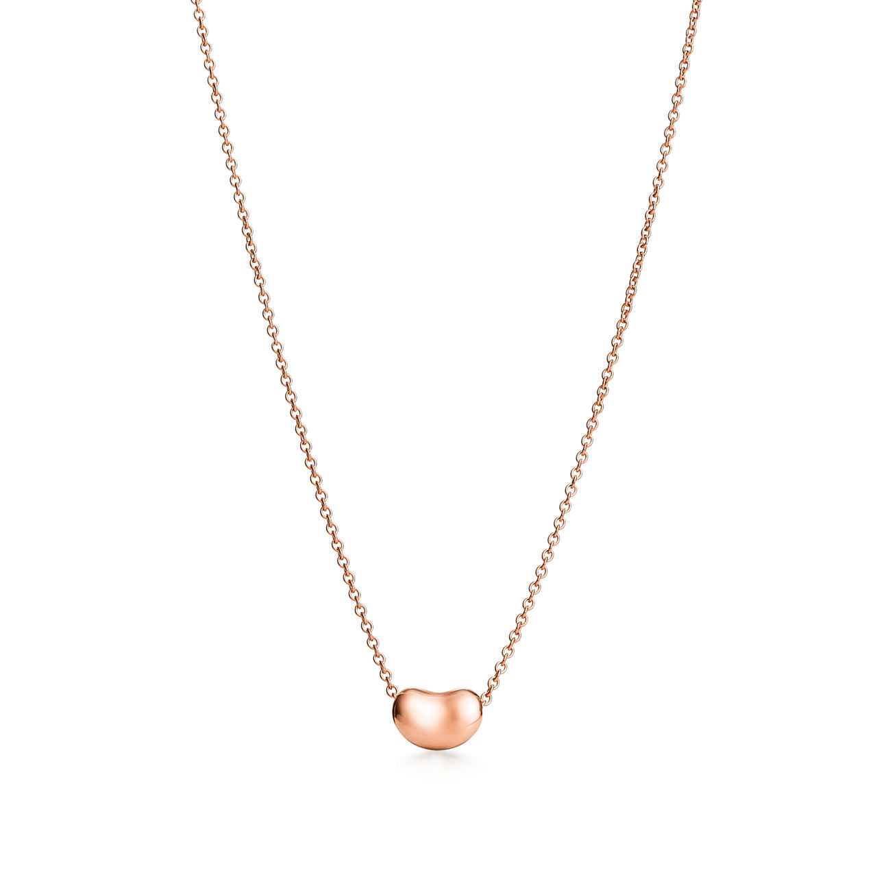 Elsa Peretti®:Bean Design Anhänger in Roségold, 6.5 mm Bildnummer 0