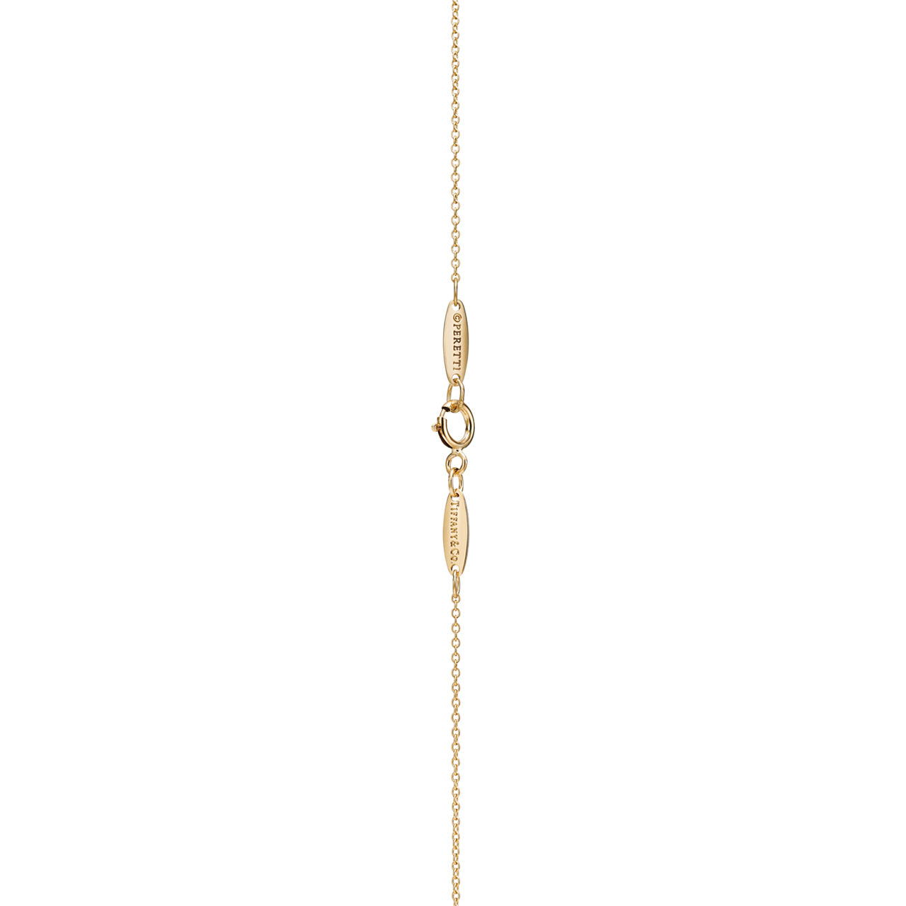 Elsa Peretti®:Open Heart Pendant in Yellow Gold, 7 mm image number 3