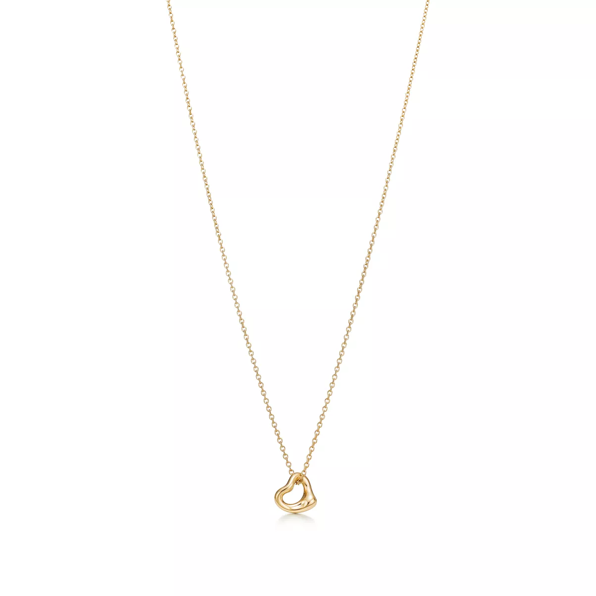 Pendente Open Heart in oro giallo, 7&nbsp;mm