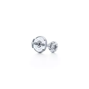 Tiffany Soleste®:Earrings in Platinum with Diamonds, Mini, 3