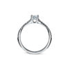 Tiffany Novo&reg;:Emerald-cut Engagement Ring with a Pav&eacute; Diamond Platinum Band image number 5