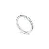 Tiffany Forever:Wedding Band Ring in Platinum with Diamonds, 2 mm Wide image number 3