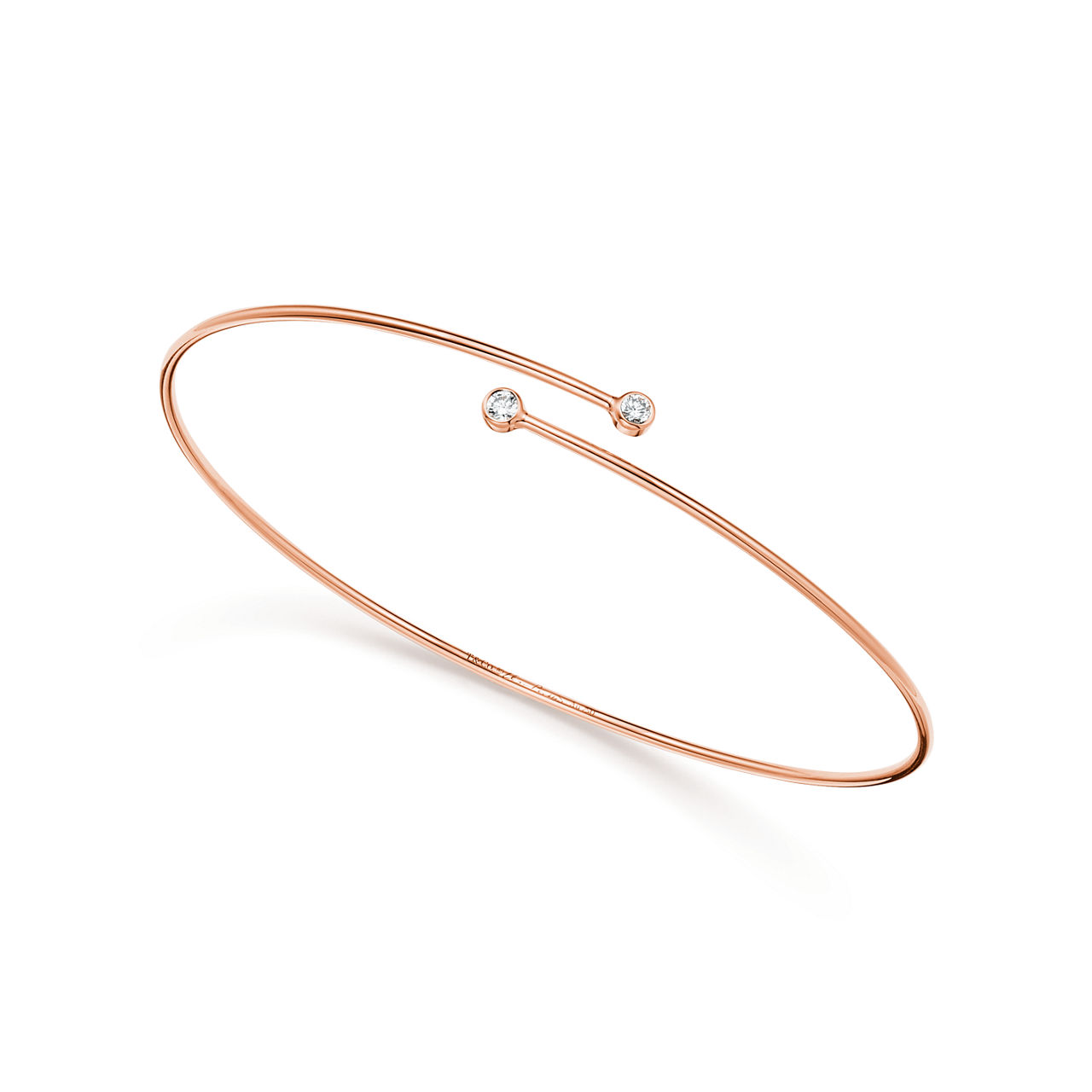 Elsa Peretti®:Diamond Hoop Single-row Bangle  image number 2