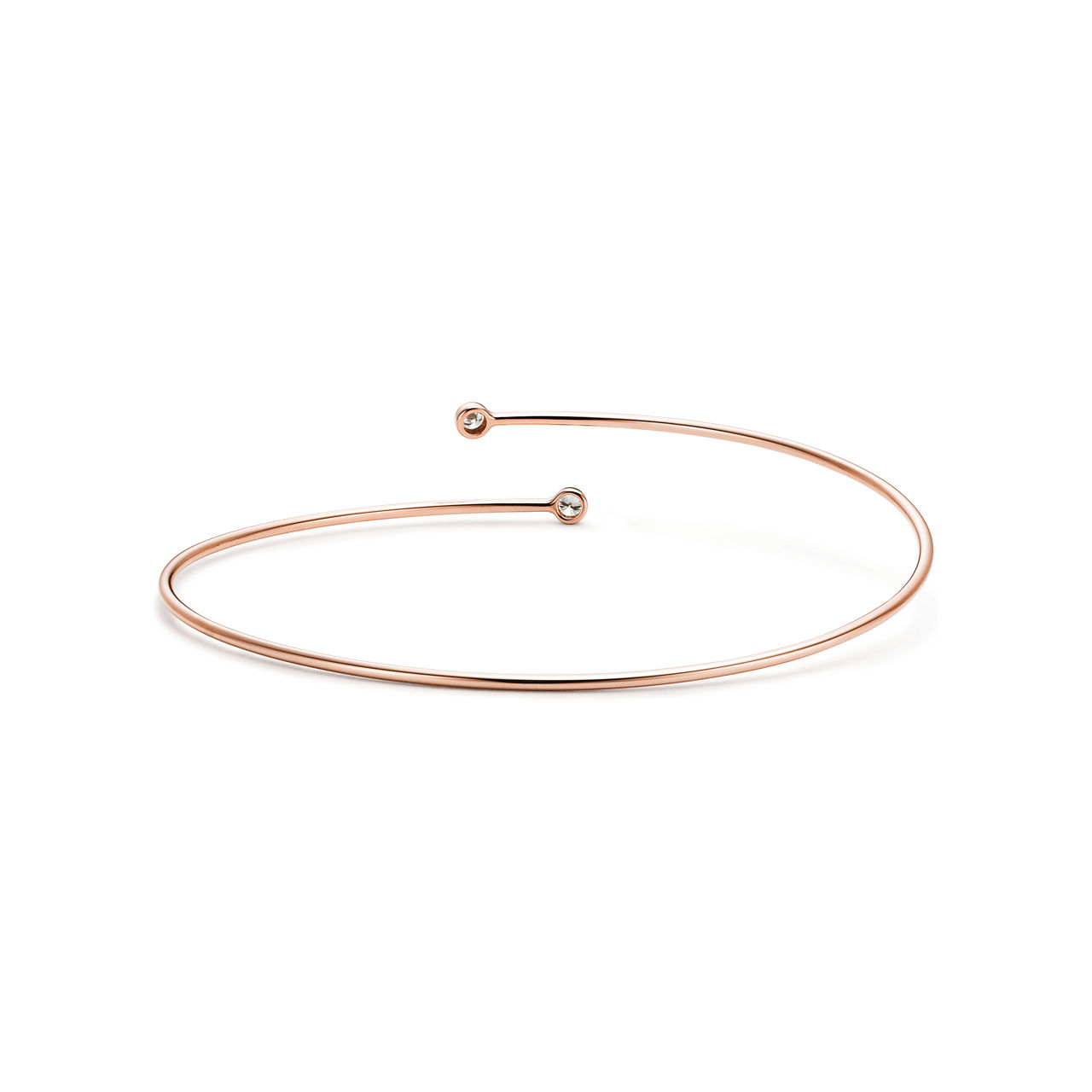 Elsa Peretti®:Diamond Hoop Single-row Bangle  image number 3