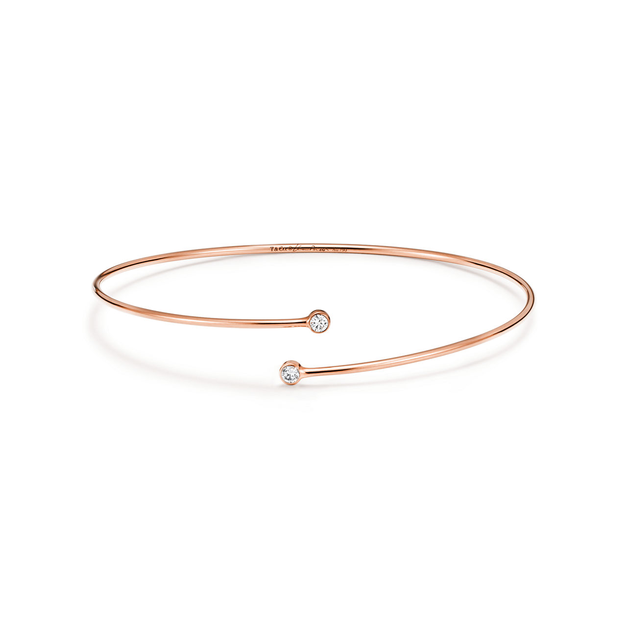 Elsa Peretti®:Diamond Hoop Single-row Bangle  image number 0