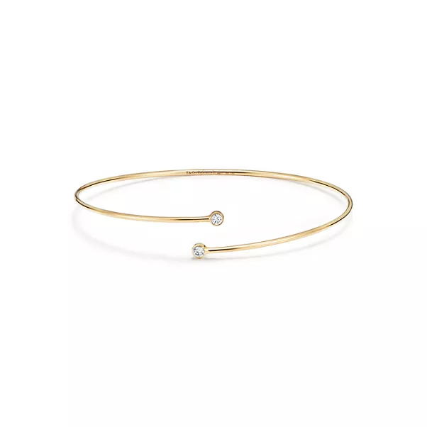 Jonc simple Diamond Hoop 
