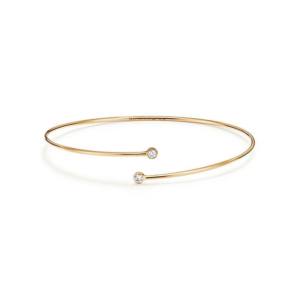 Elsa Peretti®:Einreihiger Diamond Hoop Armreif  