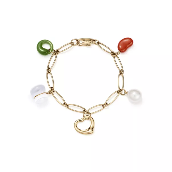 Five-Stone Charm Bracelet 