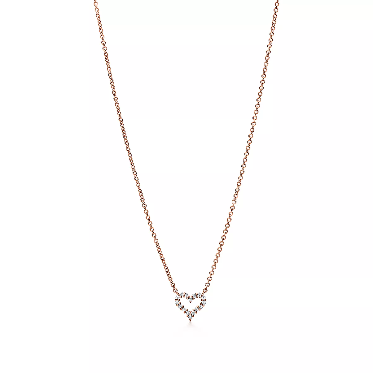 No Legal Collection Pendant w/Chain 18K 로즈 골드 다이아몬드 One Scale