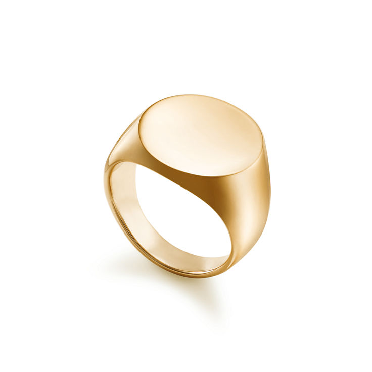 Oval Signet Ring image number 1