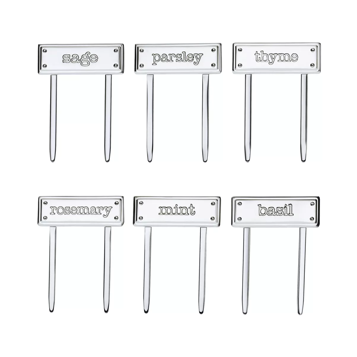 Sterling Silver Herb Markers