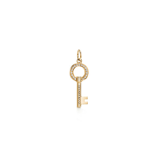 Tiffany Keys:Modern Keys Open Round Key Pendant 