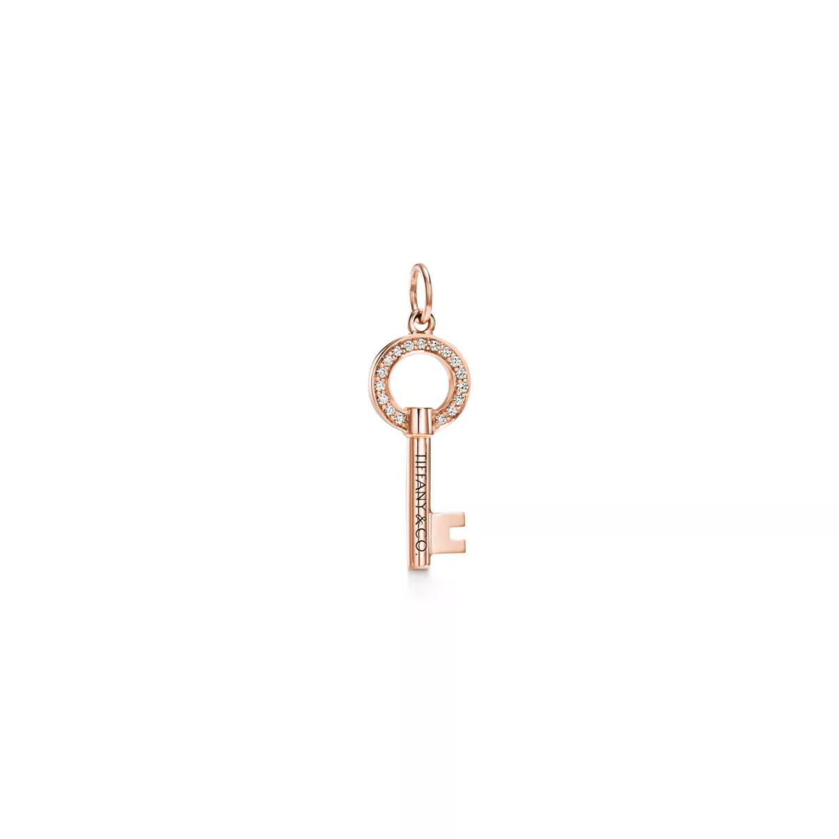 Modern Keys Open Round Key Pendant 