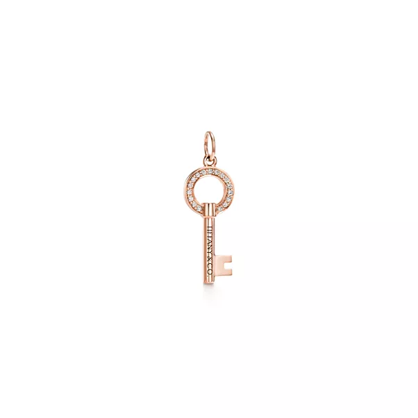 Modern Keys Open Round Key Pendant 