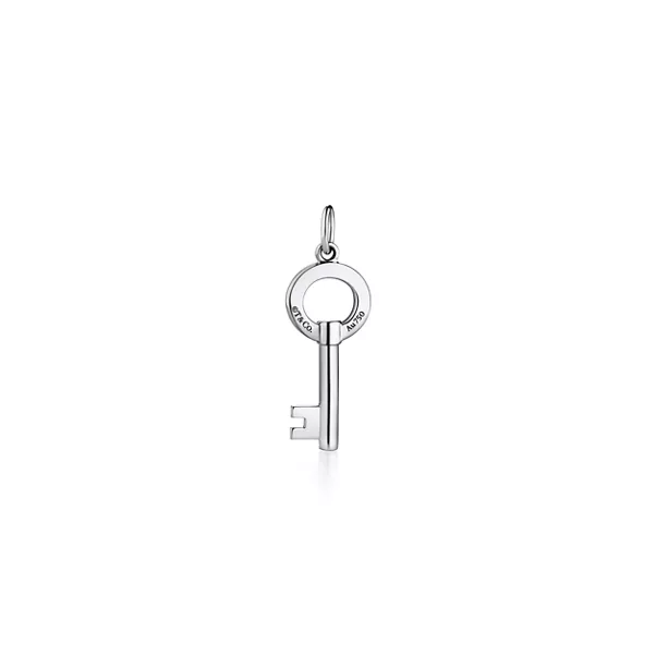 Modern Keys Open Round Key Pendant 