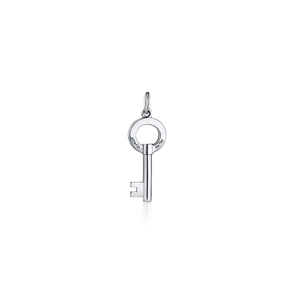 Tiffany Keys:Modern Keys Open Round Key Pendant 