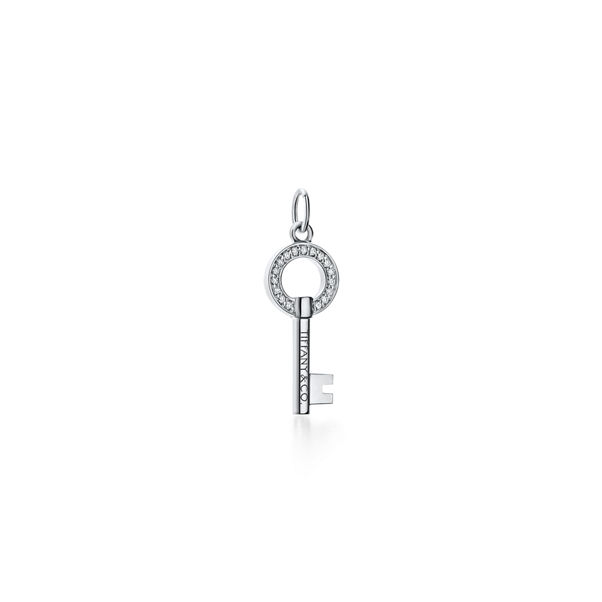 Tiffany Keys:Modern Keys Open Round Key Pendant 