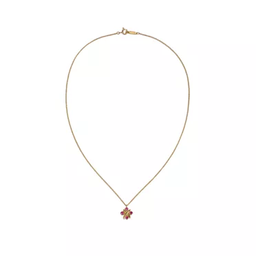 Collezione Sixteen Stone by Tiffany:Pendente in oro giallo con rubini, 2