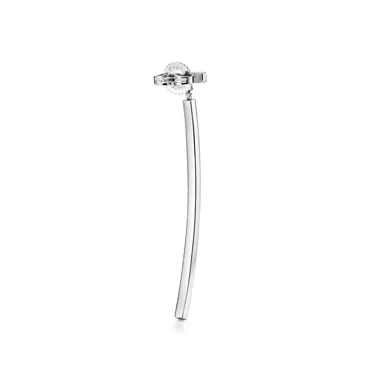 Tiffany T:Diamond Bar Earrings in White Gold, 3