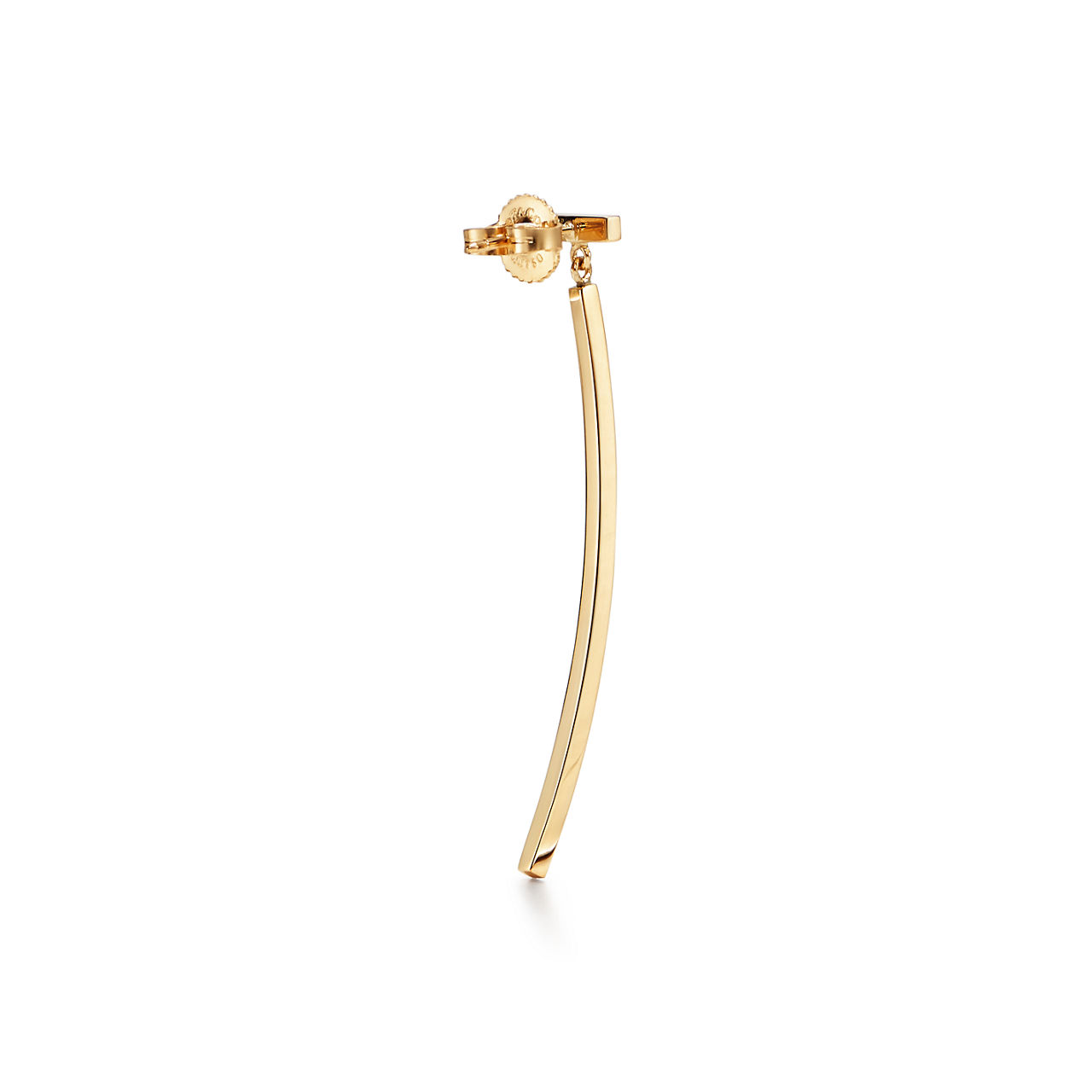 Tiffany T:Bar Earrings in Gold image number 3