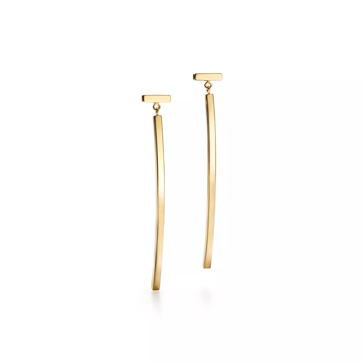 Bar Earrings in Gold