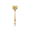 Tiffany True&reg;:Engagement Ring with a Cushion-cut Yellow Diamond in 18k Yellow Gold image number 4