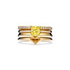 Tiffany True&reg;:Engagement Ring with a Cushion-cut Yellow Diamond in 18k Yellow Gold image number 6