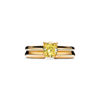 Tiffany True&reg;:Engagement Ring with a Cushion-cut Yellow Diamond in 18k Yellow Gold image number 7