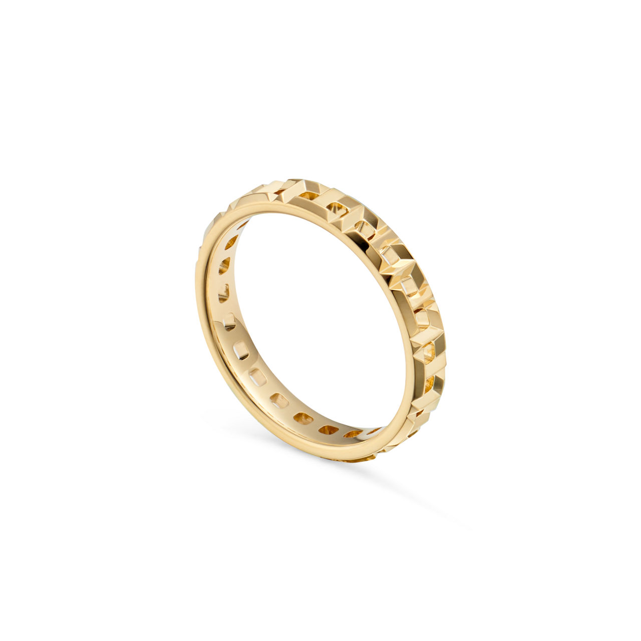 Tiffany T:True schmaler Ring in Gelbgold Bildnummer 3